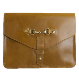 "Macklin" Ipad Case Natural Leather - Light Brown