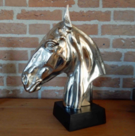 "Neptune" Beeld Paardenhoofd - Aluminium Nikkel