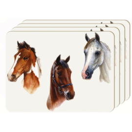 Placemats Portret 3 Paarden