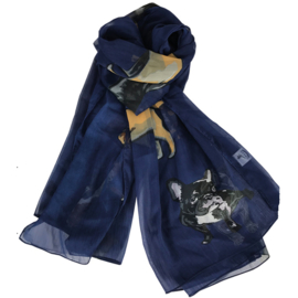 Sjaal Honden - Navy