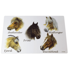 Placemat Paardenrassen