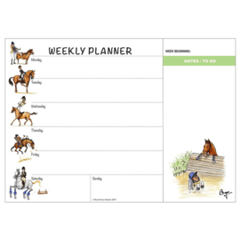 Weekplanner Paard Bryn Parry