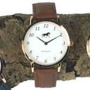 Horloge Paard Bruin