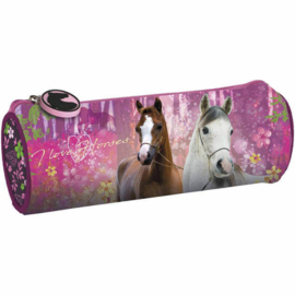 Etui Paarden Animal Pictures Forest