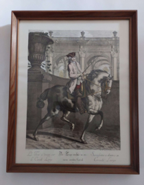 Gravure Ridinger  Paard