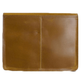 "Macklin" Ipad Case Naturel Leer - Lichtbruin