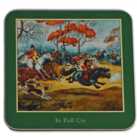 Onderzetterset Thelwell Jacht Paarden 6 stuks