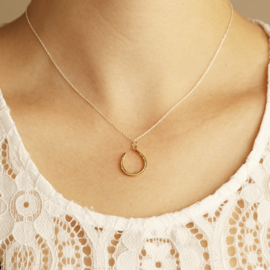 Ketting Hoefijzer - Goud Vermeil