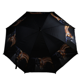 Regenschirm Pferden