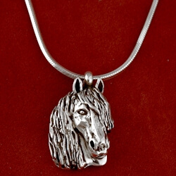 Halskette mit Anhänger Friesenpferd von Jane Heart