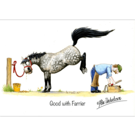 "Good With Farrier" Alex Underdown Kaart