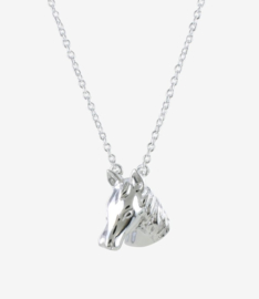 Halskette Pferdekopf Silber