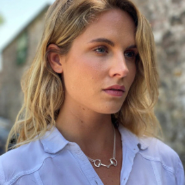 Ketting met Sterling zilver grote trens,