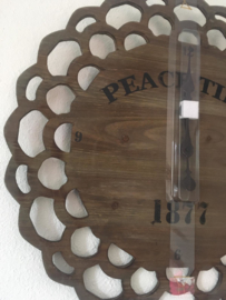 Peace Time Houten Wandklok 60cm