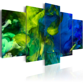 539 Abstract Groen Blauw