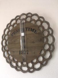 Peace Time Houten Wandklok 60cm