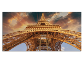 19 Parijs Eiffeltoren Glas Schilderij