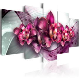 848 Modern Roze Bloemen