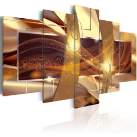 419 Abstract Goud Art