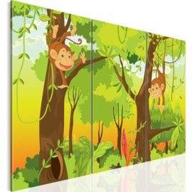 nr 56  Kinder Canvas Aap