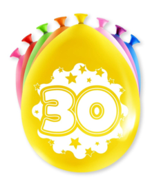 Cijfer opdruk Ballon  '30'