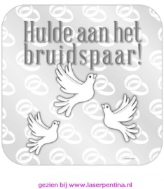 Hulde aan het Bruidspaar