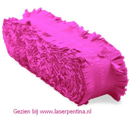 Crepe Guirlande  donker roze