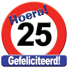 Verkeersbord ‘25’