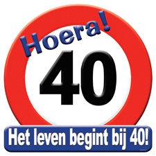 Verkeersbord ‘40’