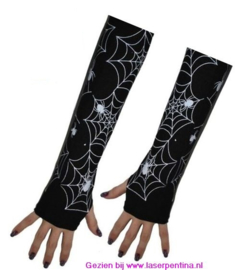 Vingerloze Handschoenen Spinnenweb