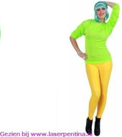 T- Shirt fluor groen lange mouw