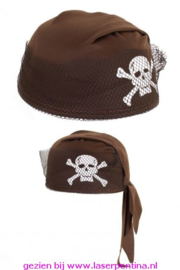 Piraten Cap bruin