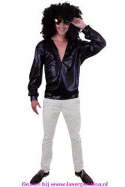 Disco Blouse Glitter Pailletten