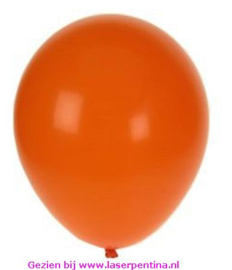 Effen Ballon 10" oranje