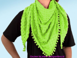 Sjaal Driehoek Neon groen