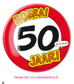 Button XL -50 Jaar-