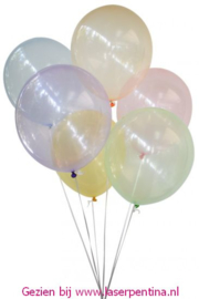 Bubble Ballon 12" assorti kleuren [50]