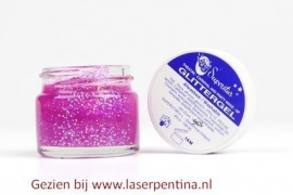 Glittergel lila