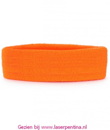 Hoofdbandje neon oranje