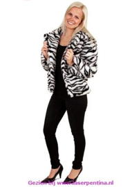 Bontjas Zebra Dames