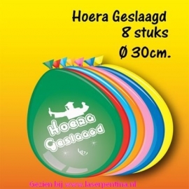 Ballon Thema  Hoera Geslaagd