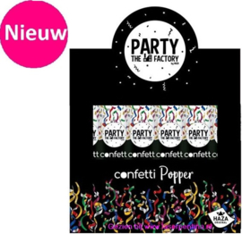 Party Popper 20 cm multi Kleuren