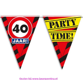 Vlaggenlijn 40 jaar PARTYTIME