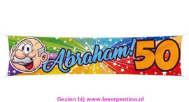 Streetbanner  Abraham