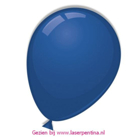 Effen Ballon 12" koningsblauw