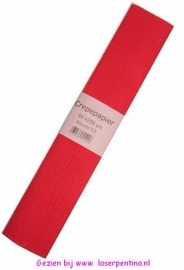 Crepe Papier rood