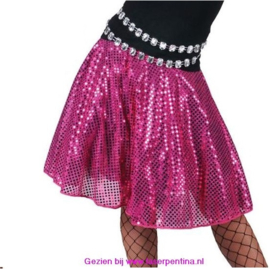 Disco Rok Paliletten roze