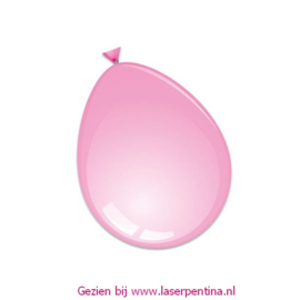 Effen Ballon 12" roze