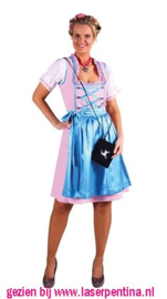 Dirndl 'Nina' pink-turqoise