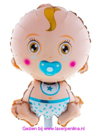 Folie Ballon Baby blauw 27"